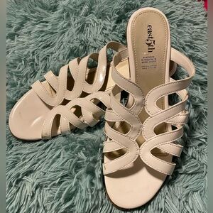 East 5th White Sandals